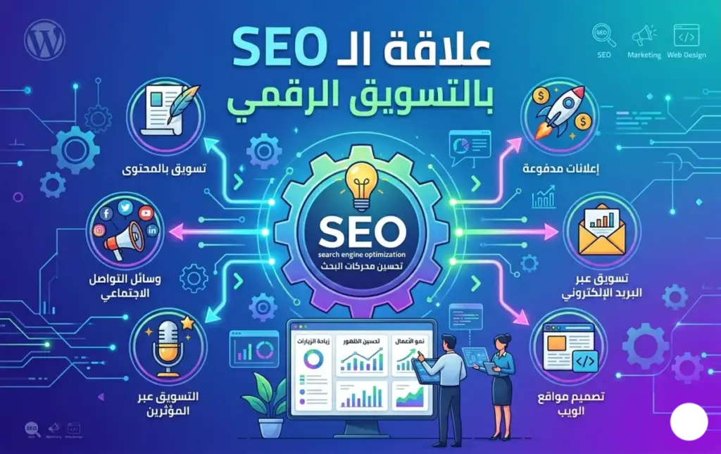 علاقة الـ SEO بالتسويق الرقمي