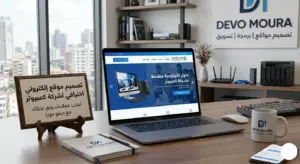 تصميم موقع لشركة كمبيوتر